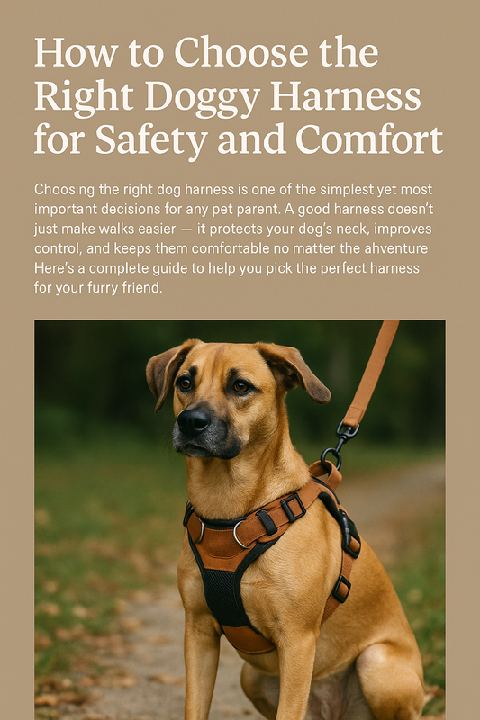 How to Choose the Right Doggy Harness for Safety and Comfort