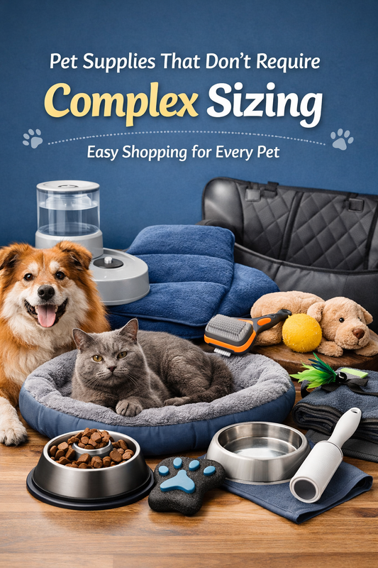 Pet Supplies That Don’t Require Complex Sizing