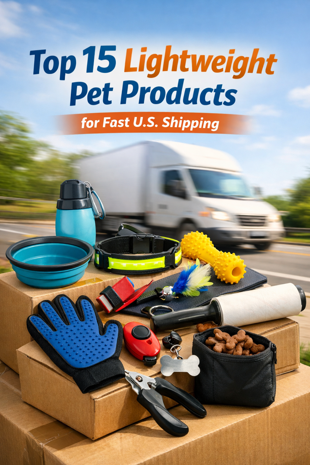 Top 15 Lightweight Pet Products Perfect for Fast U.S. Shipping