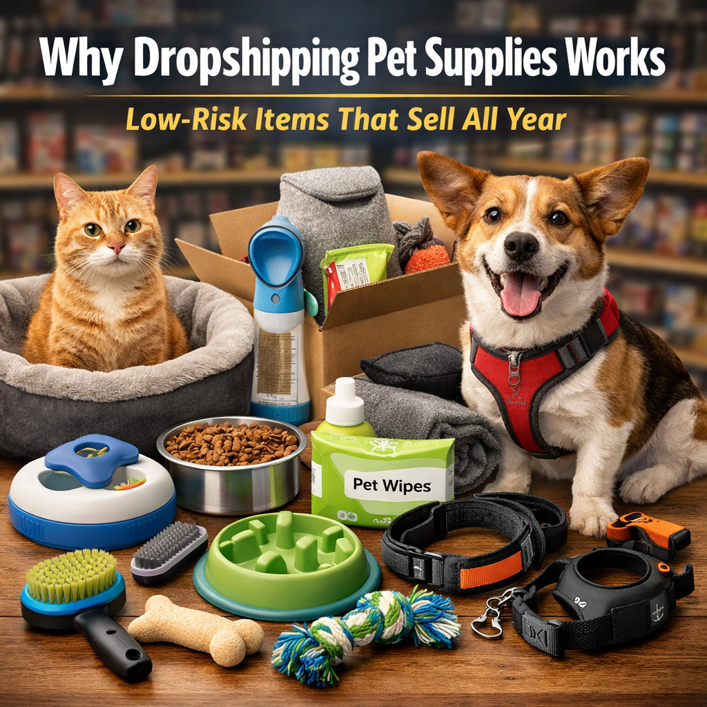 Why Dropshipping Pet Supplies Works: Low-Risk Items That Sell All Year