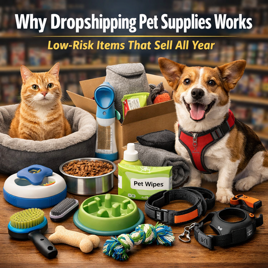 Why Dropshipping Pet Supplies Works: Low-Risk Items That Sell All Year