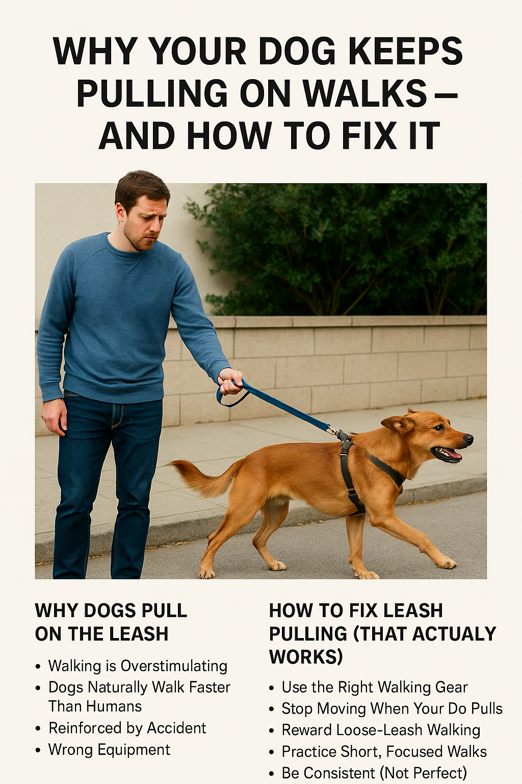 Why Your Dog Keeps Pulling on Walks — And How to Fix It
