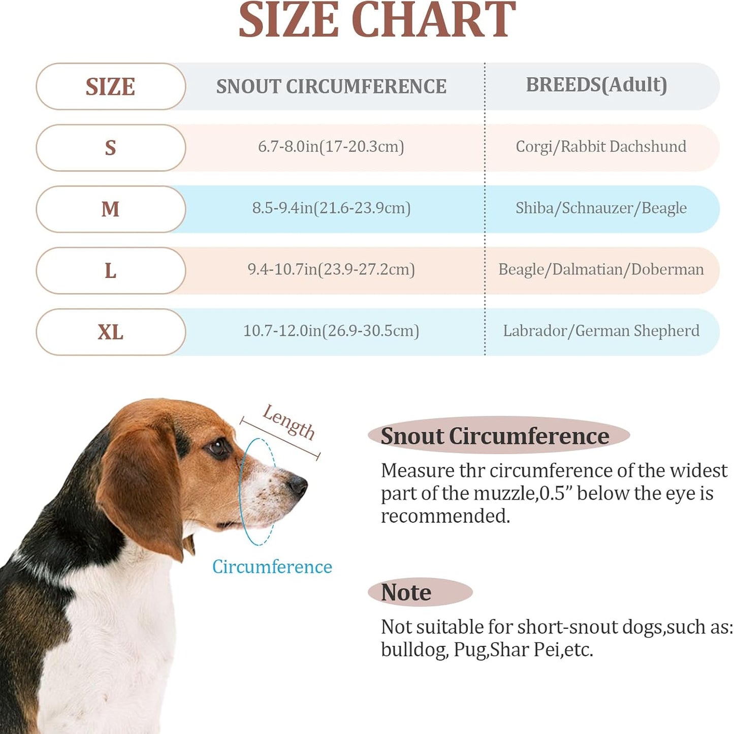 Dog Muzzle for Small Large Dogs - Soft Nylon Basket Muzzle with Adjustable Strap, Breathable Mesh Design Prevents Biting Chewing Licking Eating - Ideal for Training, Grooming & Vet Visits (Blue, M)