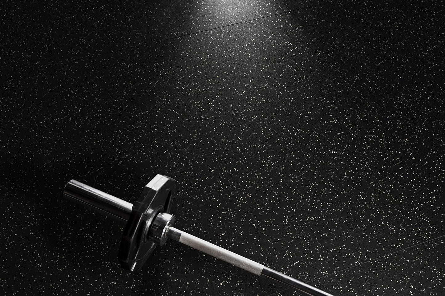 Playsafer Genaflex Rubber Gym Floor Mat - Heavy Duty Commercial Protective Gym Flooring Roll, 8mm Thick (4' X 20', 10% Light Blue)